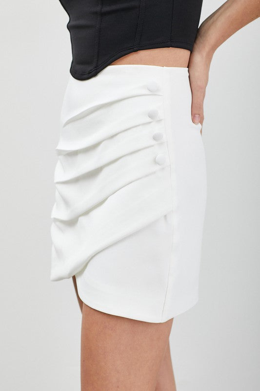 Wrap Pleated Skirt online exclusive