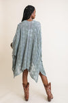 Embroidered Zig Zag Soft Kimono - Adaline Hope Boutique