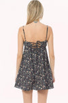 Cami Lace Up Backless Babydoll Mini Dress - Adaline Hope Boutique