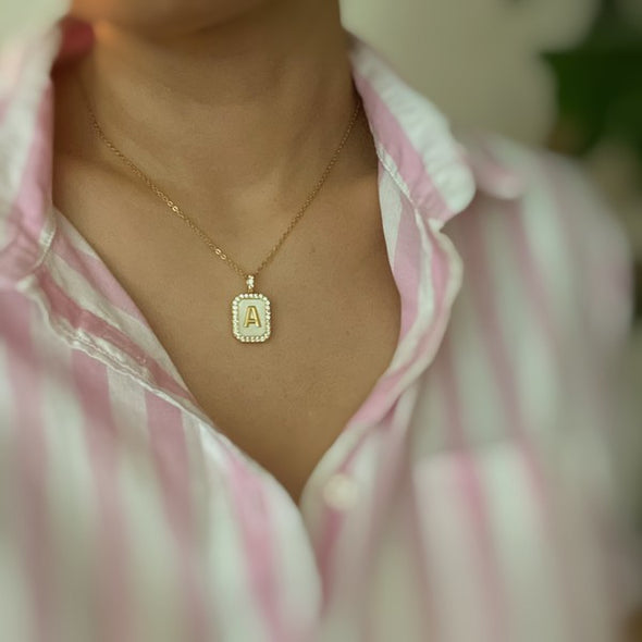 Initial Deco Open Locket Pendant Necklace online exclusive