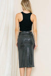 High Waist Sequin Skirt - Adaline Hope Boutique