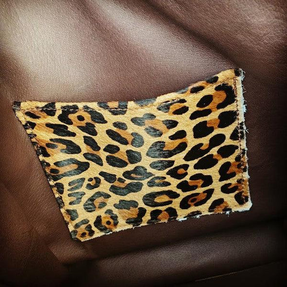 Hair on HIde Box Handbag w/ Leopard Accents ONLINE EXCLUSIVE - Adaline Hope Boutique