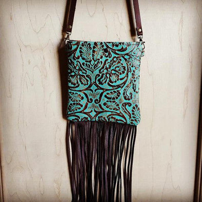 Small Crossbody Handbag w/ Cowboy Tooled Leather ONLINE Exclusive - Adaline Hope Boutique