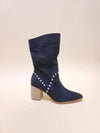 Studded Mid Calf Boots ONLINE EXCLUSIVE - Adaline Hope Boutique