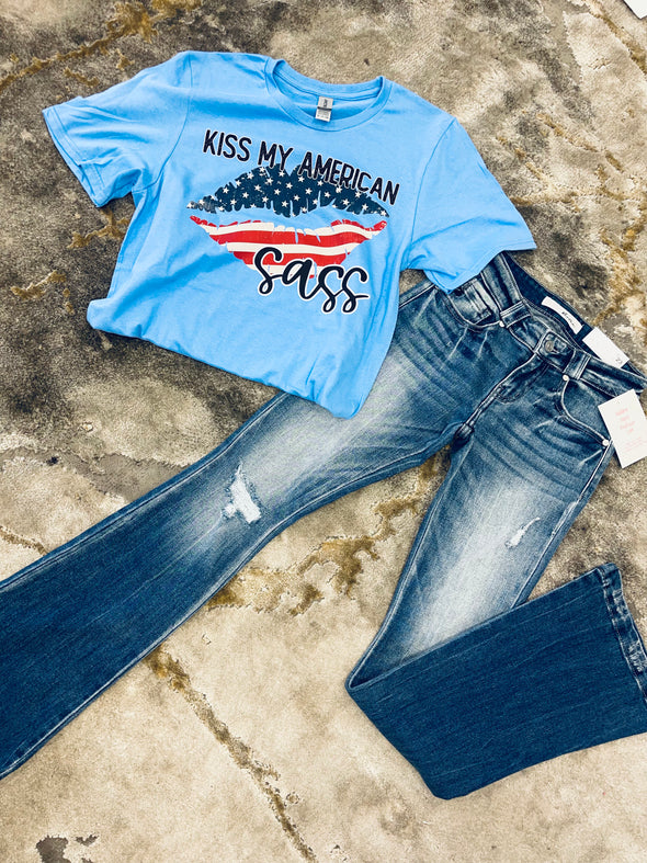 Kiss My American Sass - Adaline Hope Boutique