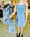 Faded Denim Dress (mommy & me) - Adaline Hope Boutique